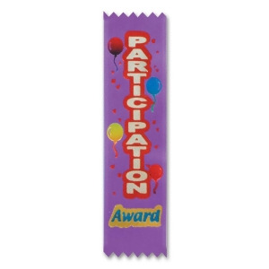 Pack of 30 Purple Participation School and Sports Award Ribbons 6.25 - All
