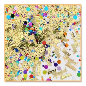 Pack of 6 Metallic Multi-Colored Very Special Person Celebration Confetti Bags 0.5 oz. - All