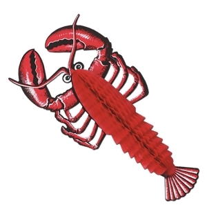 Club Pack of 12 Red Under the Sea Tissue Lobster Centerpiece Party Decorations 17 - All