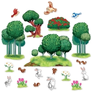 Club Pack of 244 Rabbits Birds and Nature Wall Decoration 49 - All
