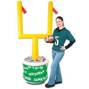 Inflatable Football Game Day Goal Post Cooler w/ Football 74 x 28 - All