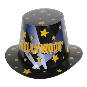 Club Pack of 25 Black Starry Night Hollywood Party Hi-Hats - All