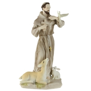 8.5 Galleria Divina Religious St. Francis of Assisi with Animals Figure - All