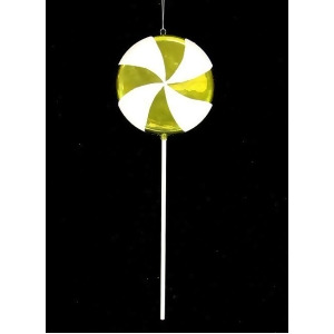 Huge Candy Fantasy Key Lime Swirl Lollipop Christmas Ornament Decoration 40 - All