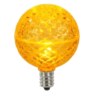 Club Pack of 25 Led G50 Yellow Amber Replacement Christmas Light Bulbs E12 Base - All