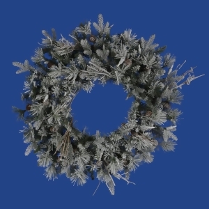24 Frosted Wistler Fir Artificial Christmas Wreath Unlit - All