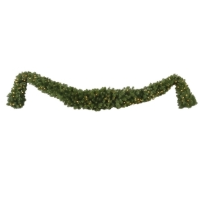 9' x 15 Pre-Lit Grand Teton Artificial Christmas Swag Garland Clear Led Lights - All