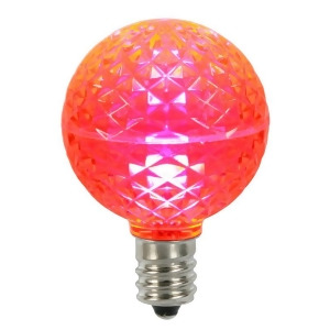 Club Pack of 25 Led G50 Pink Replacement Christmas Light Bulbs E17 Base - All