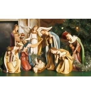 8-Piece Joseph's Studio Religious Ceramic Christmas Nativity Set - All