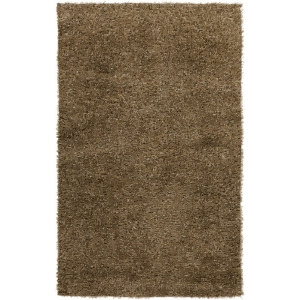 8' x 10' Shagadelic Olive and Gray Hand Woven Area Throw Rug - All