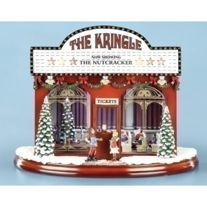 12.75 Amusements Lighted and Animated Musical Kringle Theatre Christmas Decor - All
