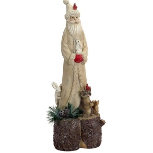 16 Woodland Santa and Forest Animals Decorative Tabletop Figure - All