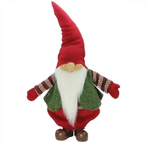 22 Red Green and White Gnome Christmas Tabletop Decoration - All