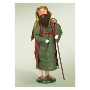 13 Nativity Shepherd Man with Cane Christmas Caroler Figure - All