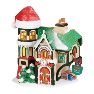 Department 56 North Pole Toy Land Santa's North Pole Office Porcelain Lighted Building #4036540 - All