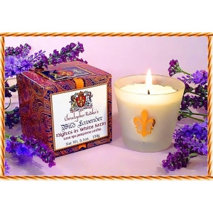 Christopher Radko's Hudson Organics Wild Lavender Luxe Spa Perfume Candle 5.1oz. - All