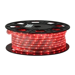 100' Commercial Red Led Indoor/Outdoor Christmas Linear Tape Lighting - All