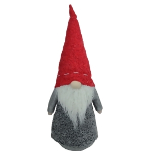 11 Christmas Morning Plush Red and Gray Christmas Gnome Tabletop Figure - All
