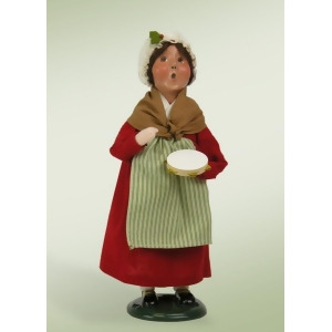 9.5 Decorative Colonial Musical Performer Girl Christmas Table Top Figure - All