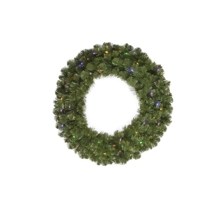 36 Pre-Lit Double-Sided Grand Teton Artificial Christmas Wreath Multi Led - All