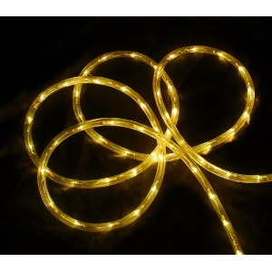 18' Yellow Led Indoor/Outdoor Christmas Rope Lights 2 Bulb Spacing - All