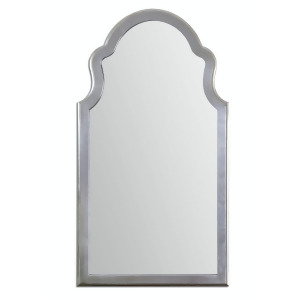 48 Brynmar Elegant Arched Wall Mirror with Antiqued Silver Leaf Frame - All