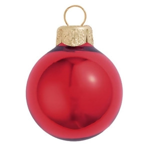 40Ct Shiny Rosewood Pink Glass Ball Christmas Ornaments 1.5 40mm - All