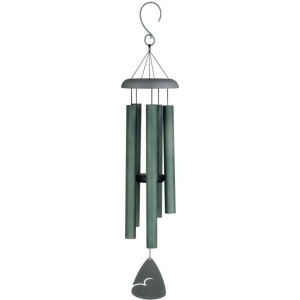 36 Evergreen Speckle Outdoor Patio Garden Wind Chime - All