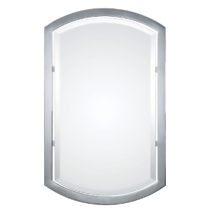 37 Jocelyn Contemporary Arched Wall Mirror with Polished Chrome Plated Finish - All