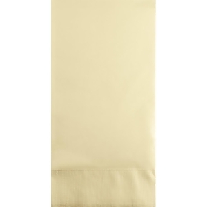 Club Pack of 192 Ivory 3-Ply Disposable Party Paper Guest Napkins 8 - All