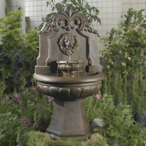 60 Elegant European Style Copper Lion Head Outdoor Patio Garden Water Fountain - All