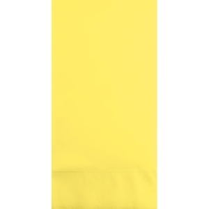 Club Pack of 192 Mimosa Yellow 3-Ply Disposable Party Paper Guest Napkins 8 - All
