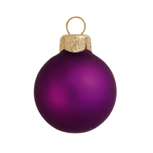 Matte Soft Grape Glass Ball Chrismtas Ornament 7 180mm - All
