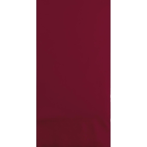 Club Pack of 192 Burgundy 3-Ply Disposable Party Paper Guest Napkins 8 - All