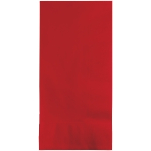 Club Pack of 600 Classic Red 2-Ply Disposable Party Paper Guest Napkins 8 - All