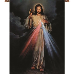 The Divine Mercy Wall Hanging Tapestry 26 x 36 - All