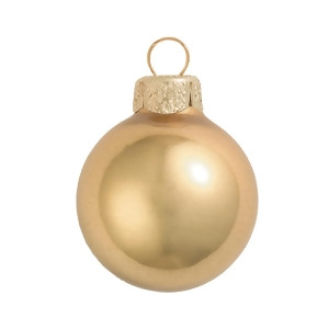6Ct Metallic Gold Glass Ball Christmas Ornaments 4 100mm - All