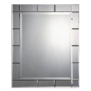 33 Contemporary Frameless Rectangular Beveled Wall Mirror - All
