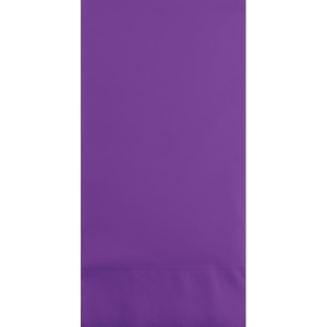 Club Pack of 192 Amethyst Purple 3-Ply Disposable Party Paper Guest Napkins 8 - All