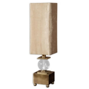 26 Coffee Bronze and Crystal Silken Golden Taupe Buffet Table Lamp - All