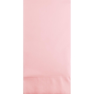 Club Pack of 192 Classic Pink 3-Ply Disposable Party Paper Guest Napkins 8 - All