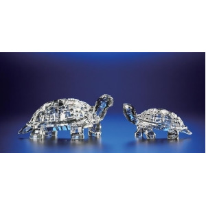 Pack of 4 Icy Crystal Decorative Turtle Figurines 2.3 - All