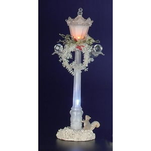 Pack of 4 Icy Crystal Decorative Illuminated Christmas Street Lamps 10.4 - All