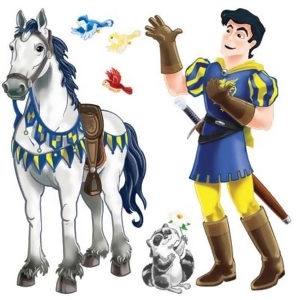 Club Pack of 24 Insta-Theme Prince Trusty Steed Photo Props 5' 3A - All