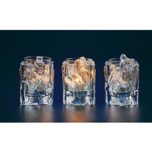 Club Pack of 12 Icy Crystal Christmas Nativity Votive Candle Holders 3.8 - All