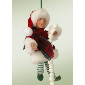 6.5 Kindles Poseable Elf Figure Christmas Tree Ornament - All