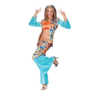 Groovy Hippie Women's Adult Halloween Costume Size Medium/Large 10-14 #1050 - All