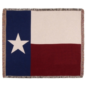 State Flag of Texas Woven Tapestry Afghan Throw Blanket 50 x 60 - All