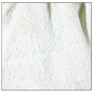 White Honeycomb Heart Mini Afghan Throw Blanket 36 x 48 - All