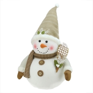 20 Snowman with Snow Shoes and Mistletoe Christmas Decoration - All